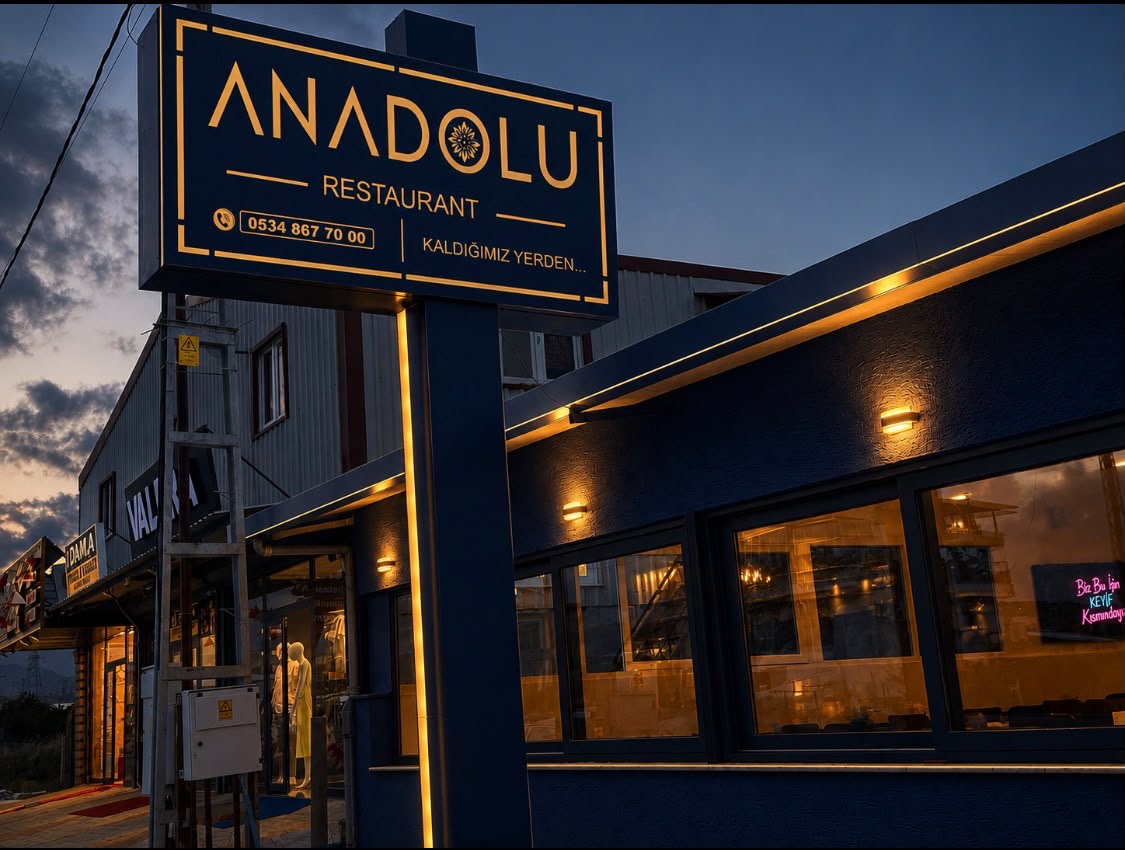 Anadolu Restaurant — Hatay ocakbaşı restoranı salon görünümü